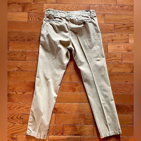 AMERICAN EAGLE MENS PANTS TAN CORE FLEX KHAKIS 32x32 - Picture 4 of 6